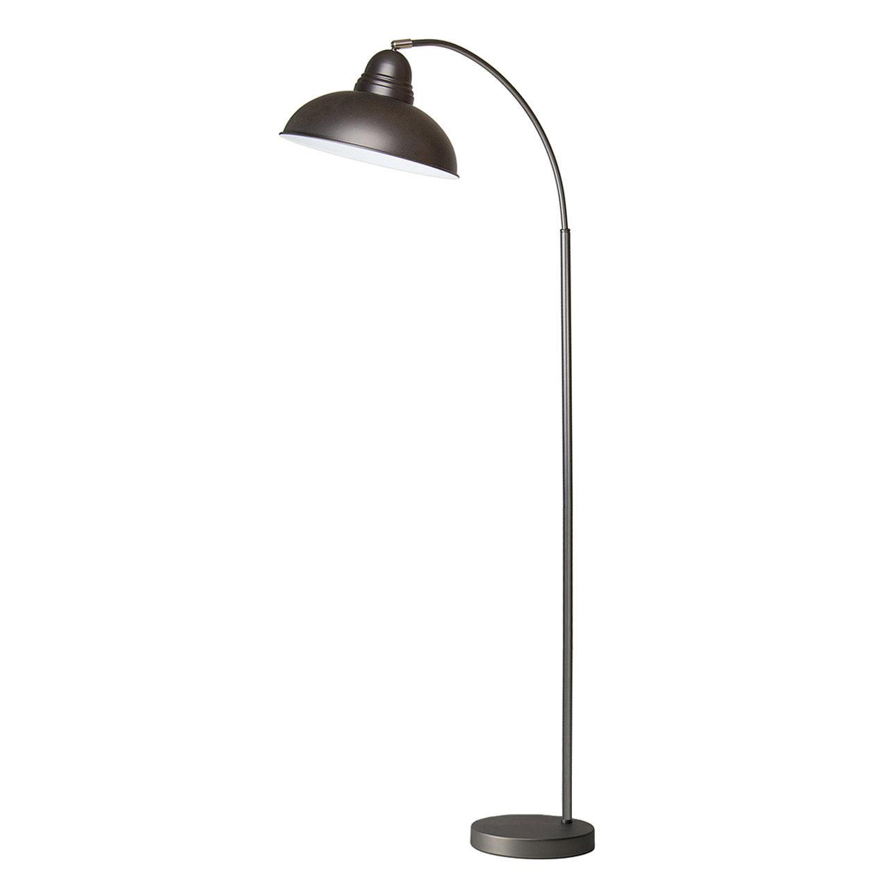 Arianna Arc Metal Floor Lamp - Black/Chrome, Brass, Copper, 1400mm High, PL0052