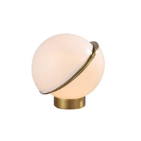 Melanie Surreal Table Lamp - White + Gold, 330mm High, PL0117