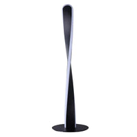 Cora Sophisticated Metal LED Table Lamp - Black or Chrome, 505mm High, PL0210