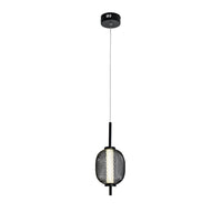 Grace Mesh LED Metal Pendant Light - Black, 220 Lumens, PL0315