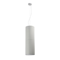 Ellie Large Soft Glow Linen Pendant Light - White, 2 Light, PL0216