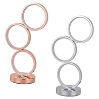 Aubree Glow LED Touch Table Lamp - Rose Gold or Chrome, 440mm High, PL0084