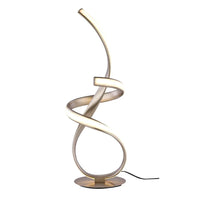 Elena LED Ultra Modern Table Lamp - Gold, Satin Chrome, 460mm High, PL0271