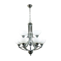 Houston Chain Pendant in 9 Light w/ Chrome or Bronze Colour Lighting inspirations - 1000255, 1000256