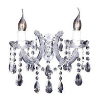 Zurich Crystal Indoor Wall Light 2xE14 w/ Glass Arms Lighting inspirations - 1000610