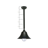 Causeway Rod Pendant Light E27 in Antique Bronze Lighting inspirations - 1001111