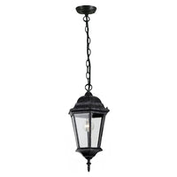 Junction Medium Chain Pendant Light Antique Black