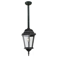 Junction Medium Rod Pendant Light Antique Black