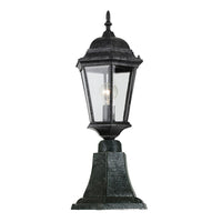 Junction Pillar Mount Light Small Antique Black