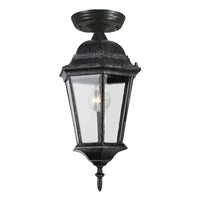 Junction Under Eave Light Small Antique Black