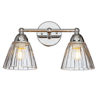Summit Indoor Wall Light 2Lt Chrome