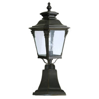 Transit Pillar Mount Light Medium in Antique Bronze