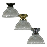 Claredon 6" DIY Batten Fix in Patina Black, Brass or Chrome w/ Clear Glass