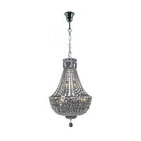 Classique Basket Chandelier 5Lt in Chrome
