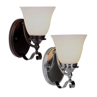 Dallas Indoor Wall Light 1xE27 in Chrome or Bronze w Opal Matt Glass Lighting inspirations - 1000140, 1000141