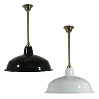 Warehouse Rod Pendant Light ø420mm in Black or White
