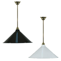 Edwardian Rod Pendant Light ø390mm in Black or White