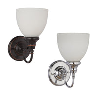 Benson Up/Down Wall Light 1xE27 in Bronze or Chrome Lighting inspirations - 1001167, 1001168