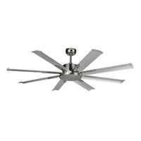 65" Albatross Mini DC Ceiling Fan Matt Black, White, Brushed Nickel MAF168 Martec Lighting