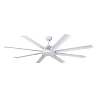 65" Albatross Mini DC Ceiling Fan Matt Black, White, Brushed Nickel MAF168 Martec Lighting
