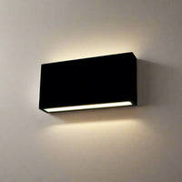 LED Up/Down Wall Light 10w in Matt Black or White