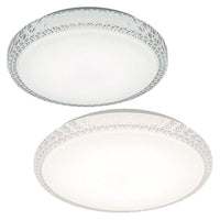Lovato CCT LED Dimmable Ceiling Flush 18w or 30w in Glass and White