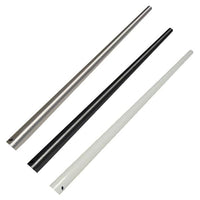 Fan Acc. - 900mm Extension Rod for Rhino in Brushed Chrome/Graphite/White