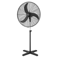 Large 750mm Industrial DC Pedestal Fan in Black