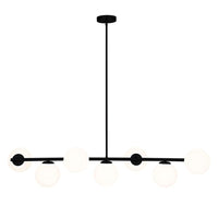 Preston Pendant Light 7Lt Black