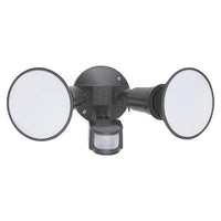 Sanders 2Lt LED Flood Light with Sensor in Black