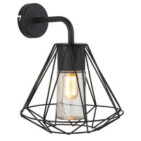 Elaine Outdoor Wall Light in Black