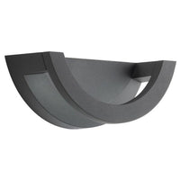 Emma LED Outdoor Wall Light in Black