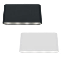 Sasha II LED Outdoor Up/Down Wall Light in Black or White