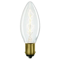 CLEARANCE 25w B15 Retro Candle Incandescent Globes Warm White 2700k