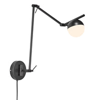 Contina Indoor Wall Light in Black or Brass