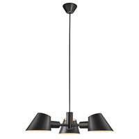 Stay Pendant Light 3Lt Black, Grey