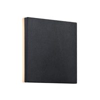 Artego Outdoor LED Wall Light Square in Black