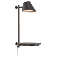 Stay Indoor LED Wall Light in Black or Grey
