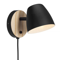 Theo Indoor Wall Light in Black