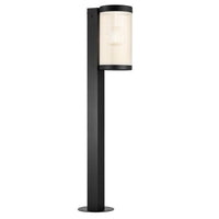 Coupar Garden Bollard Light in Black, Sanded, White