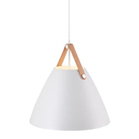 Strap 36 Pendant Light in White, Black or Beige