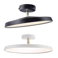 Kaito Pro 40 LED Ceiling Light ø400mm in White or Black