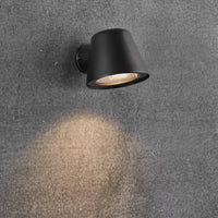 Aleria Outdoor Wall Light in White, Black, Grey or Galvanized Steel