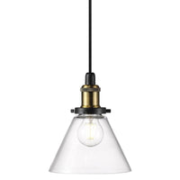 Disa Pendant Light Glass in Clear or Amber