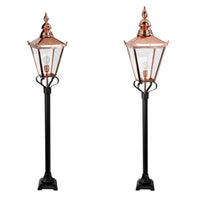Chelsea Bollard Light Small, Large in Copper