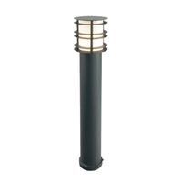 Stockholm LED E27 Bollard Light Small/Medium/Large in Black or Galvanized (Opal Diffuser)