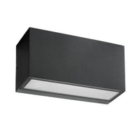 Asker Outdoor LED Wall Light 8w in Aluminium, Black, Graphite or White
