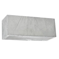 Asker Big Up/Down LED Wall Light in Galvanised Steel