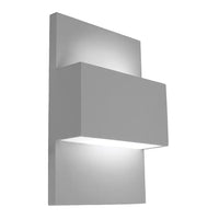 Geneva Outdoor Up/Down LED Wall Light 8w in Aluminium, Graphite or White