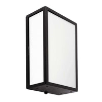 Lofoten Outdoor Wall Light in Black and Opal